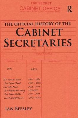 the Official History of Cabinet Secretaries