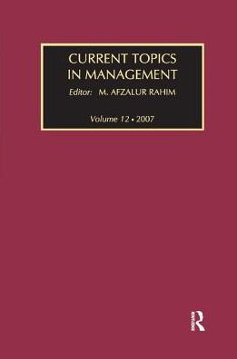 Current Topics Management: Volume 12