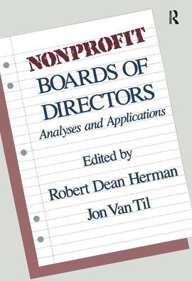 Nonprofit Boards of Directors: Analyses and Applications