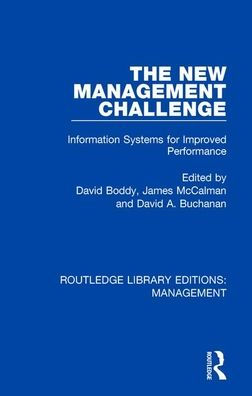 The New Management Challenge: Information Systems for Improved Performance