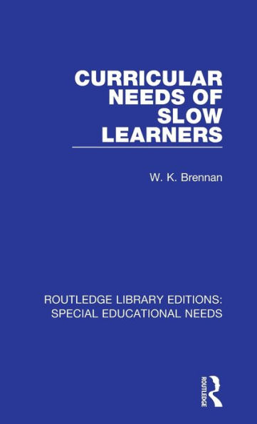 Curricular Needs of Slow Learners