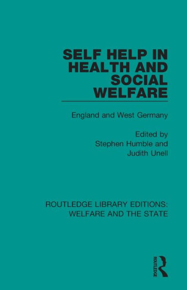 Self Help Health and Social Welfare: England West Germany