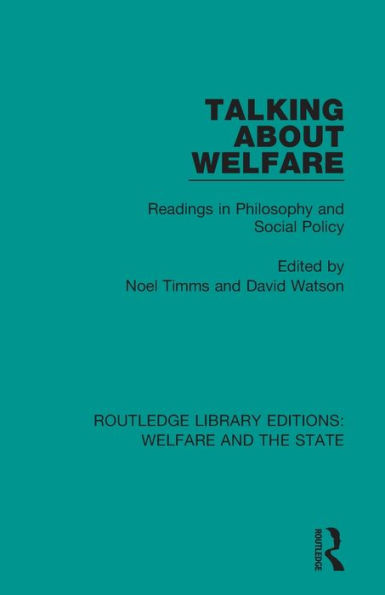 Talking About Welfare: Readings Philosophy