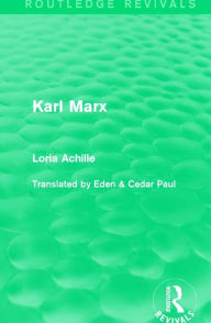 Title: Karl Marx, Author: Loria Achille