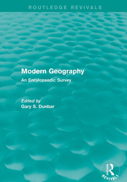 Modern Geography: An Encylopaedic Survey