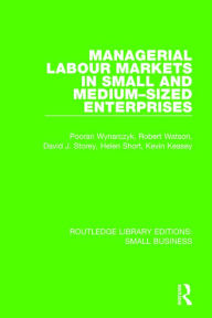 Title: Managerial Labour Markets in Small and Medium-Sized Enterprises / Edition 1, Author: Pooran Wynarczyk