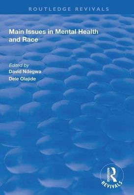 Main Issues Mental Health and Race