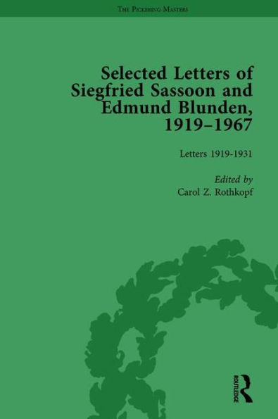 Selected Letters of Siegfried Sassoon and Edmund Blunden