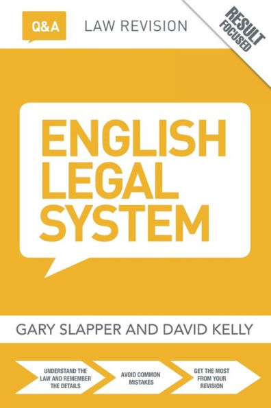 Q&A English Legal System / Edition 11