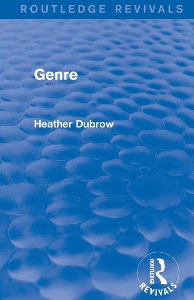 Genre (Routledge Revivals)