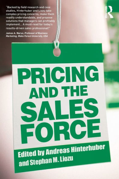 Pricing and the Sales Force / Edition 1