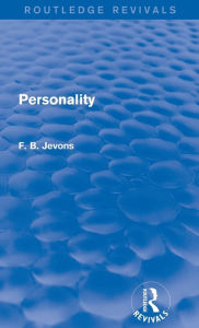 Title: Personality (Routledge Revivals), Author: F. B. Jevons