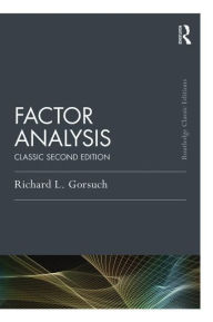 Title: Factor Analysis: Classic Edition / Edition 2, Author: Richard L. Gorsuch