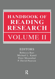 Title: Handbook of Reading Research, Volume II / Edition 1, Author: Rebecca Barr
