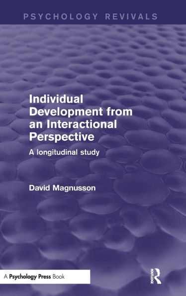 Individual Development from an Interactional Perspective: A Longitudinal Study