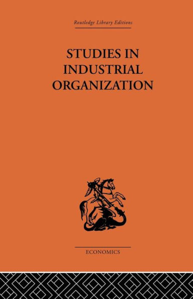 Studies in Industrial Organization / Edition 1