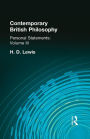 Contemporary British Philosophy: Personal Statements Third Series