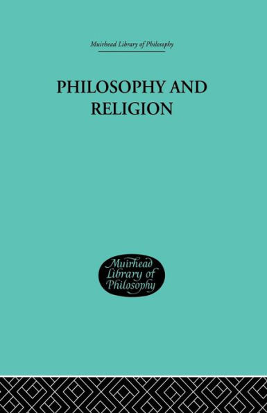 Philosophy and Religion