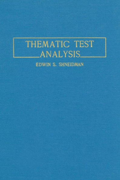 Thematic Test Analysis / Edition 1