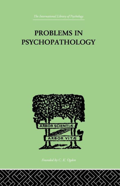 Problems in Psychopathology / Edition 1