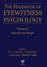 Title: Handbook Of Eyewitness Psychology 2 Volume Set / Edition 1, Author: Michael P. Toglia