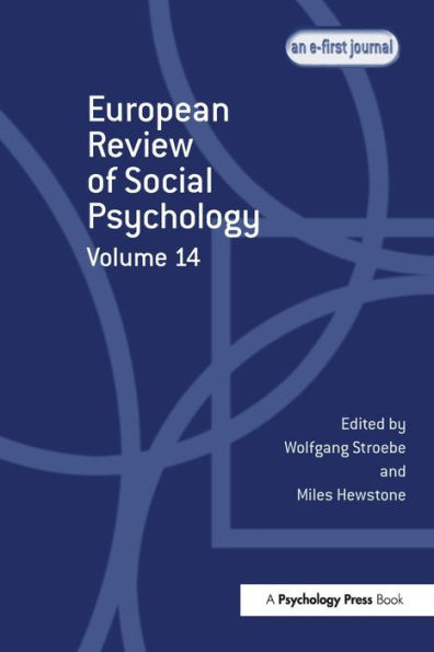 European Review of Social Psychology: Volume
