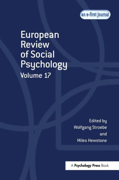 European Review of Social Psychology: Volume 17 / Edition 1