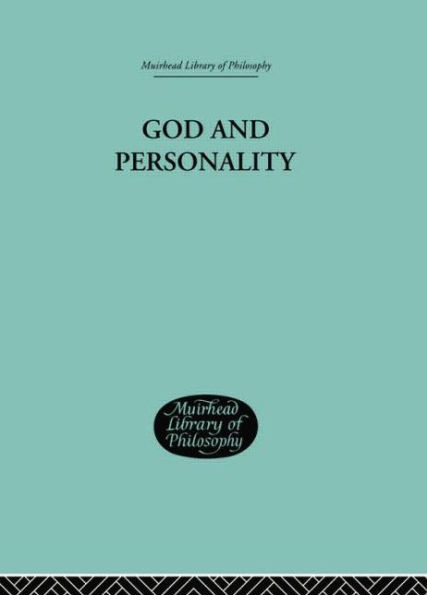 God and Personality