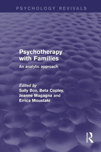 Psychotherapy with Families: An Analytic Approach
