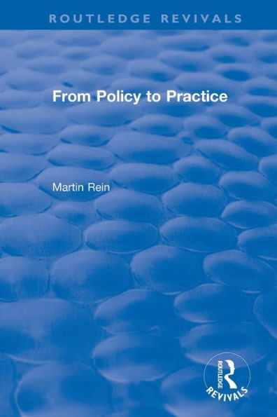 From Policy to Practice / Edition 1