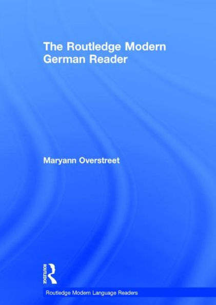 The Routledge Modern German Reader