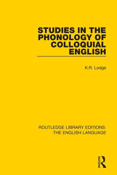 Studies the Phonology of Colloquial English