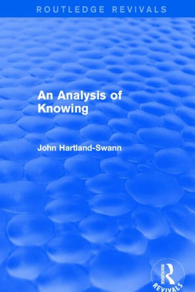 An Analysis of Knowing