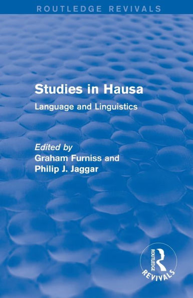 Studies Hausa: Language and Linguistics
