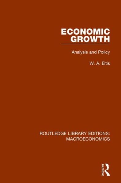 Economic Growth: Analysis and Policy