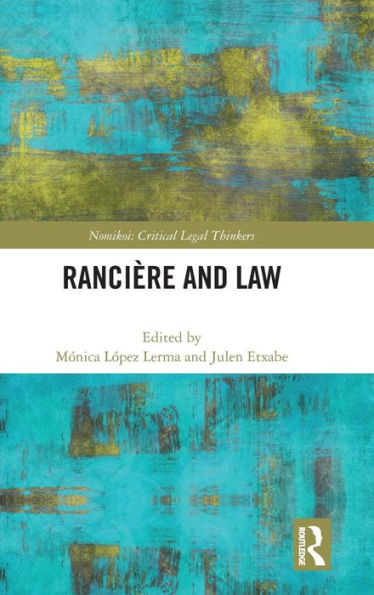 Ranciere and Law / Edition 1