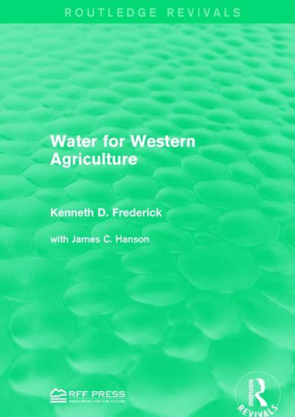 Water for Western Agriculture