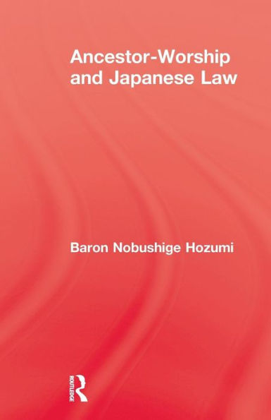 Ancestor Worship & Japanese Law