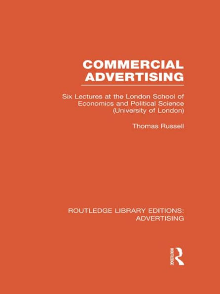 Commercial Advertising (RLE Advertising) / Edition 1