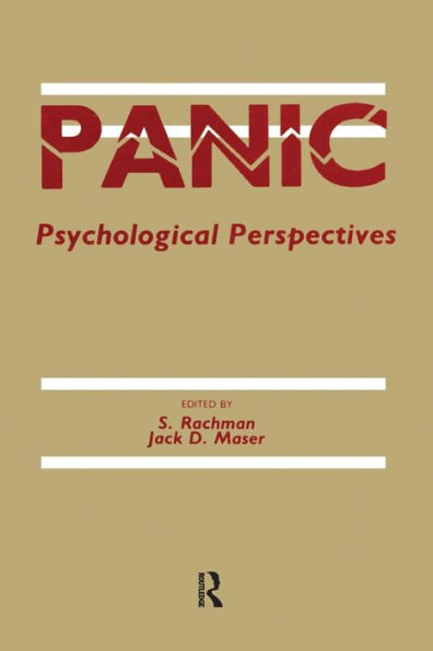 Panic: Psychological Perspectives / Edition 1