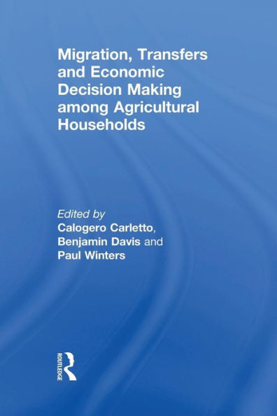 Migration, Transfers and Economic Decision Making among Agricultural Households / Edition 1