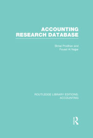 Title: Accounting Research Database (RLE Accounting), Author: Bimal Prodhan
