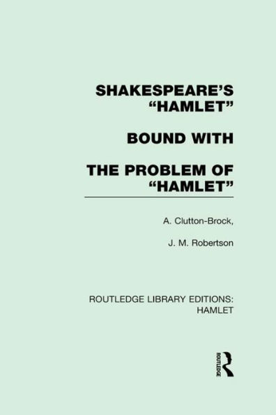 Shakespeare's Hamlet bound with The Problem of