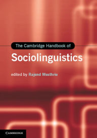 Title: The Cambridge Handbook of Sociolinguistics, Author: Rajend Mesthrie