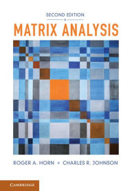 Title: Matrix Analysis, Author: Roger A. Horn