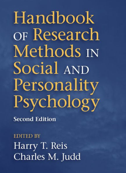 Handbook of Research Methods in Social and Personality Psychology