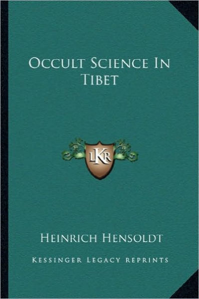 Occult Science In Tibet