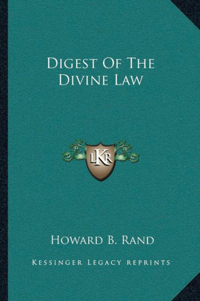 Digest of the Divine Law
