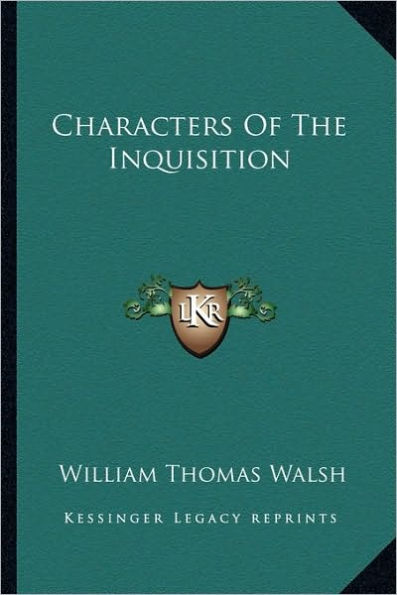Characters Of The Inquisition