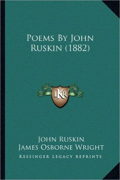Poems by John Ruskin (1882)